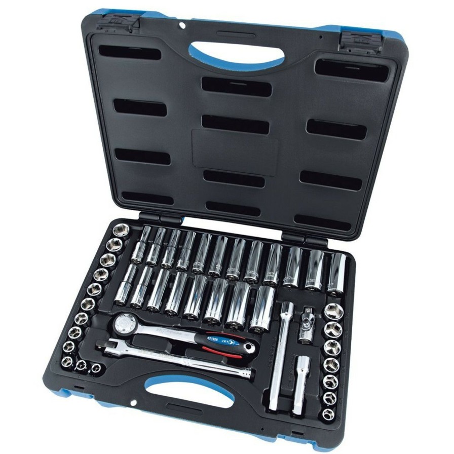 Hand Tools * | Jet-600241 45Pc 3/8Dr Sae/Mm Socket Set Sale