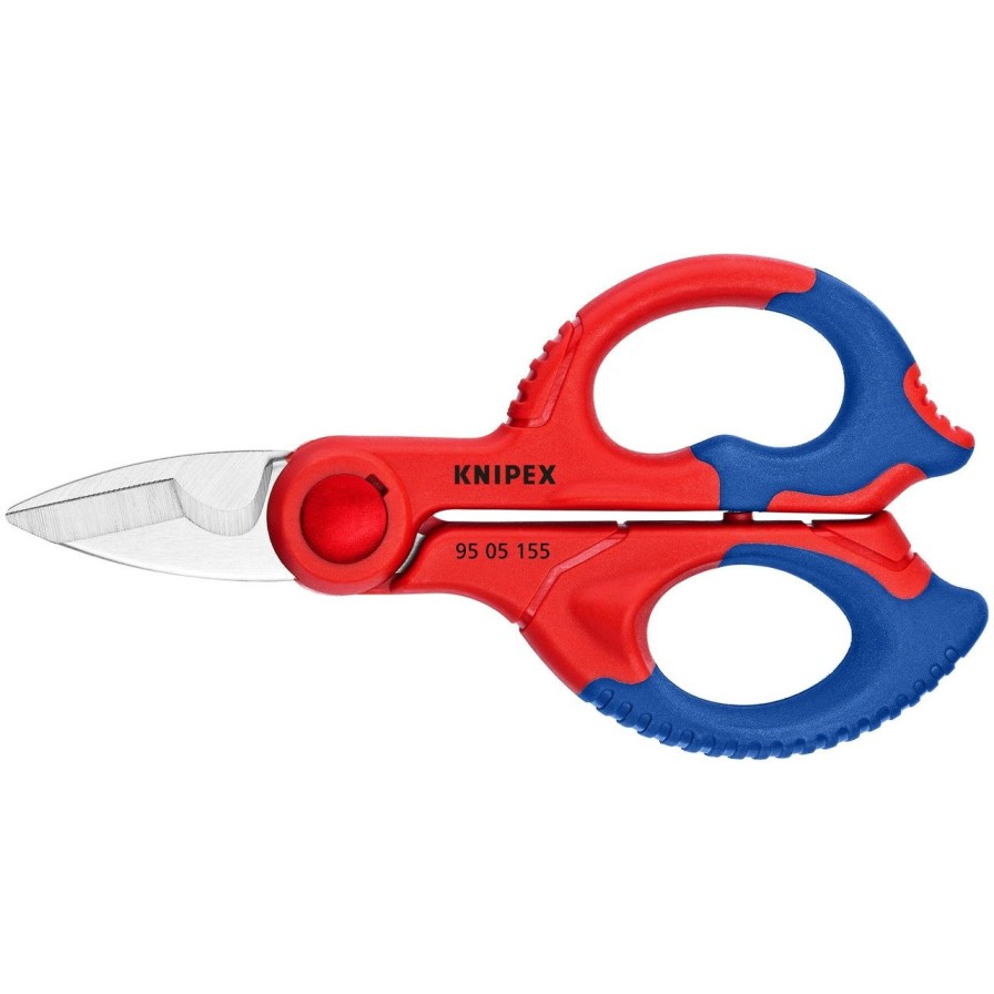 Hand Tools * | Knipex Knip-9505155Sba 6 1/4 Electrician'S Shears Best Choice