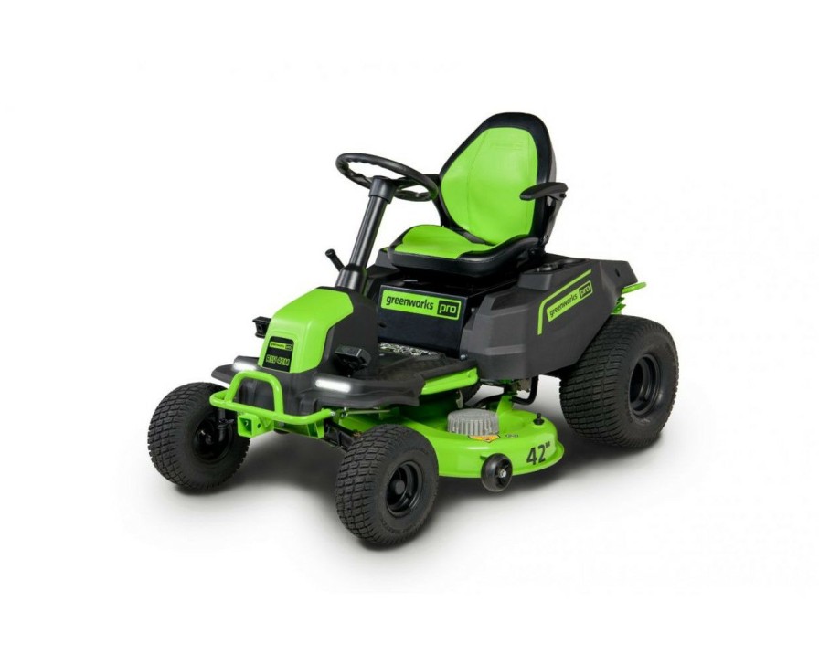 Power Tools * | Greenworks Commercial Green-Crt428 42 Multi-Battery 6-In-Parallel Kitted 82V Residential Lawn Vehicle New