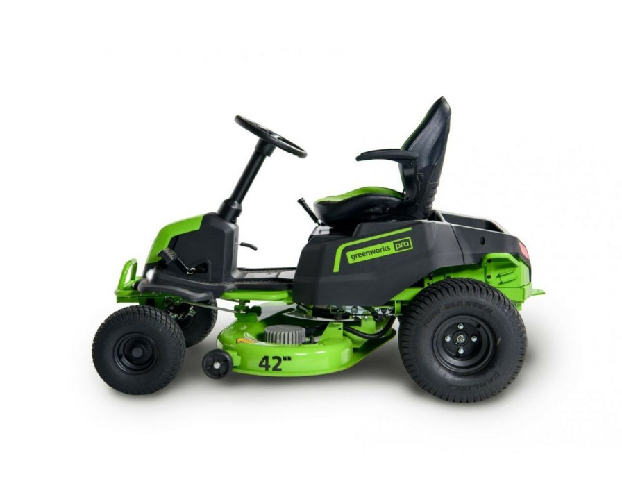 Power Tools * | Greenworks Commercial Green-Crt428 42 Multi-Battery 6-In-Parallel Kitted 82V Residential Lawn Vehicle New