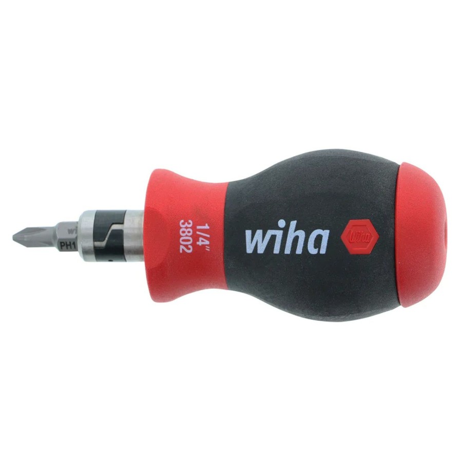 Hand Tools * | Wiha Wiha-38090 14Inone Softfinish Stubby Multi-Driver Best Sellers