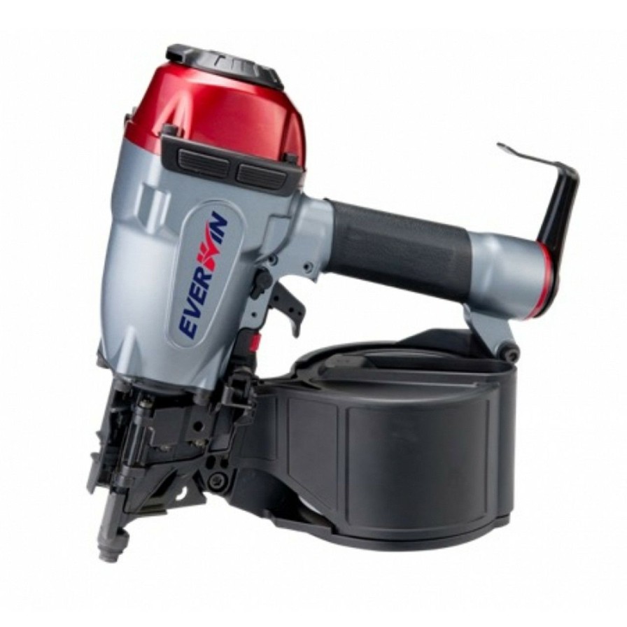 Power Tools * | Bissett Fasteners Ever-Bfscn65 Everwin Coil Siding Nailer 1-1/2 1/2 Best Quality