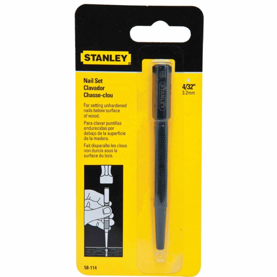 Hand Tools * | Stanley Hand Tools St-58-114 4/32 Inch Steel Nail Set Best Sellers