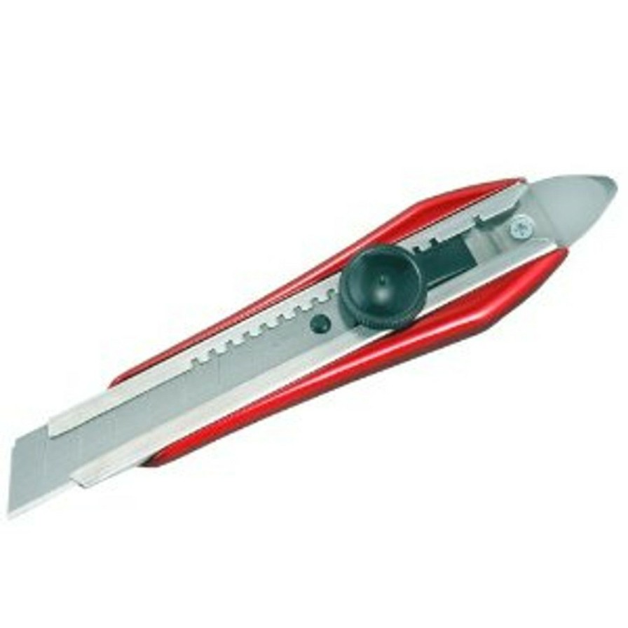 Hand Tools * | Tajima Taj-Ac-521R Aluminist 3/4 Knife With Pry Tab/Dial Lock/Red Tendy Style