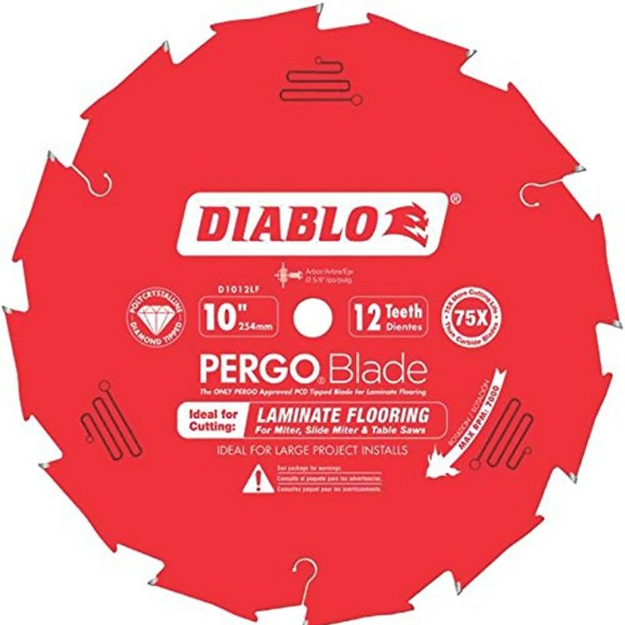 Machinery * | Freud Fre-D1012Lfc 10 X 12-Tooth Polycrystalline Diamond (Pcd) Tipped Ultimate Flooring Blade Online