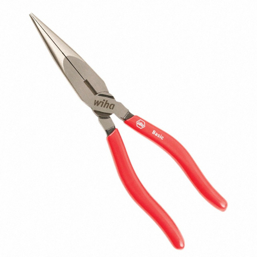 Hand Tools * | Wiha Tools Wiha-32621 Soft Grip Long Nose Pliers 8.0 Crazy Deals