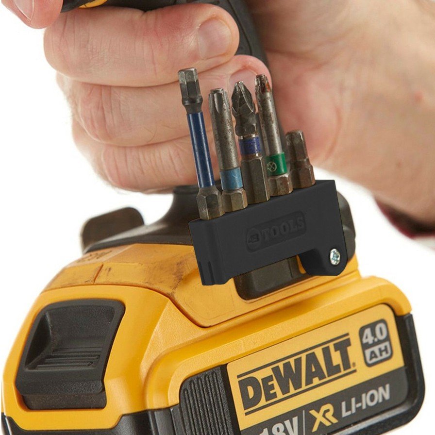 Tool Accessories * | 48 Tools Mbh-Dew-Blk-01 Dewalt Magnetic Bit Holder Black Quality Guarantee