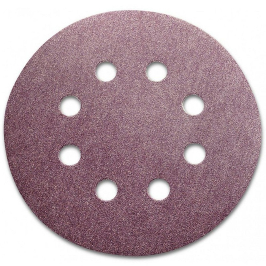 Tool Accessories * | Sia Abrasives Sia-5X8H-Mix-40-120 5 1950 Hook & Loop Discs 8H Mixed Universal 25-Pack 40-120G Online Sales