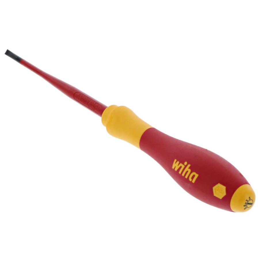 Hand Tools * | Wiha Tools Wiha-3204X Insulated Slimline Slotted Driver 3.5Mm Cut Price