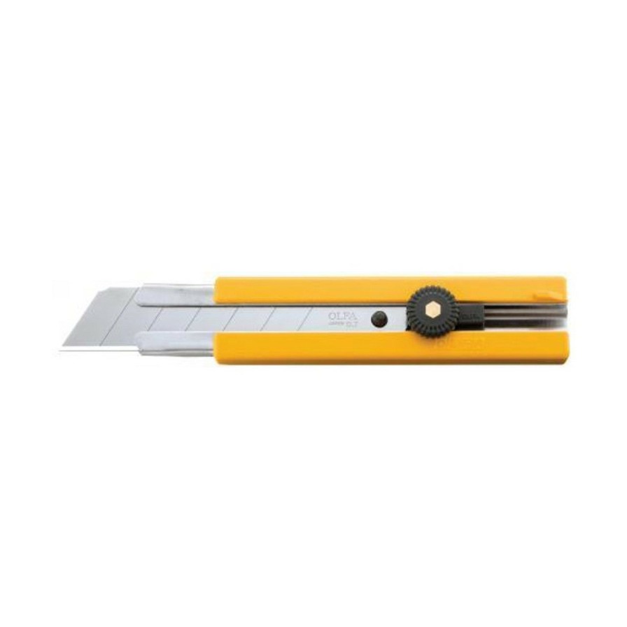 Hand Tools * | Olfa Blades Olfa-H-1 Rubber Grip Utility Knife Cut Price