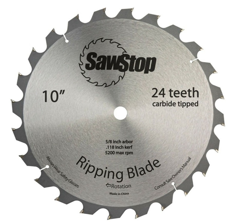 Tool Accessories * | Sawstop Saw-Bts-R-24Atb 24-Tooth Ripping Table Saw Blade Featured