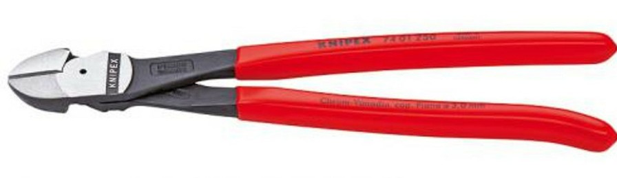 Hand Tools * | Knipex Knip-7401250Sba 10 Oal High Leverage Diagonal Cutter Quality Guarantee