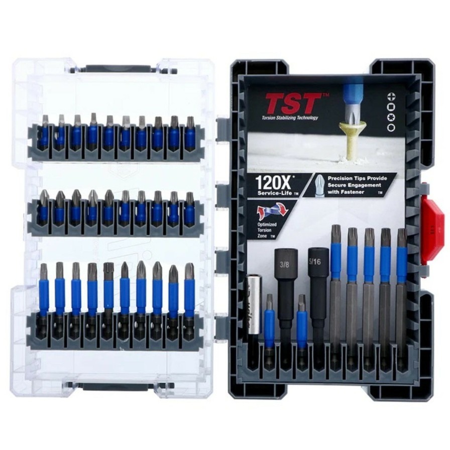 Tool Accessories * | Wiha Wiha-70297 40-Piece Terminatorblue Impact Bit Set Promotions