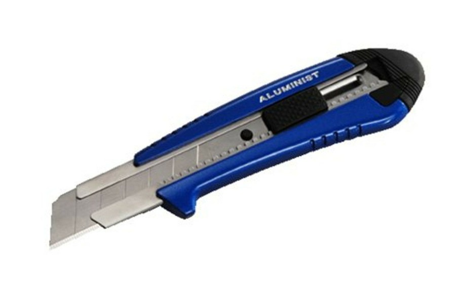 Hand Tools * | Tajima Taj-Ac-700B Rock Hard Aluminist Auto Lock Knife, Blue Cut Price