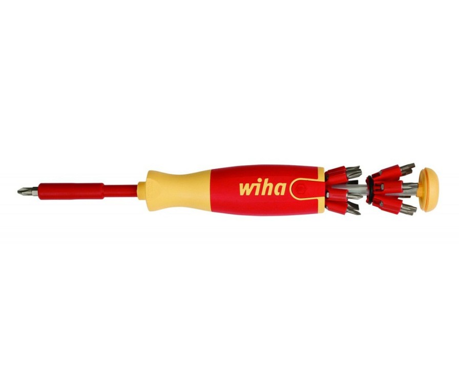 Tool Accessories * | Wiha Tools Wiha-38051 13-In-1 Insulated Pop-Up Insert Bit Holder 1/4 Exclusive