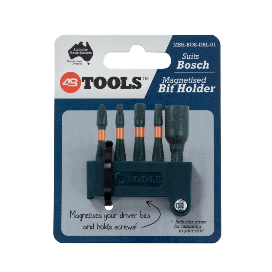 Tool Accessories * | 48 Tools Mbh-Bos-Dbl-01 Bosch 18V Tools Magnetic Bit Holder Cut Price