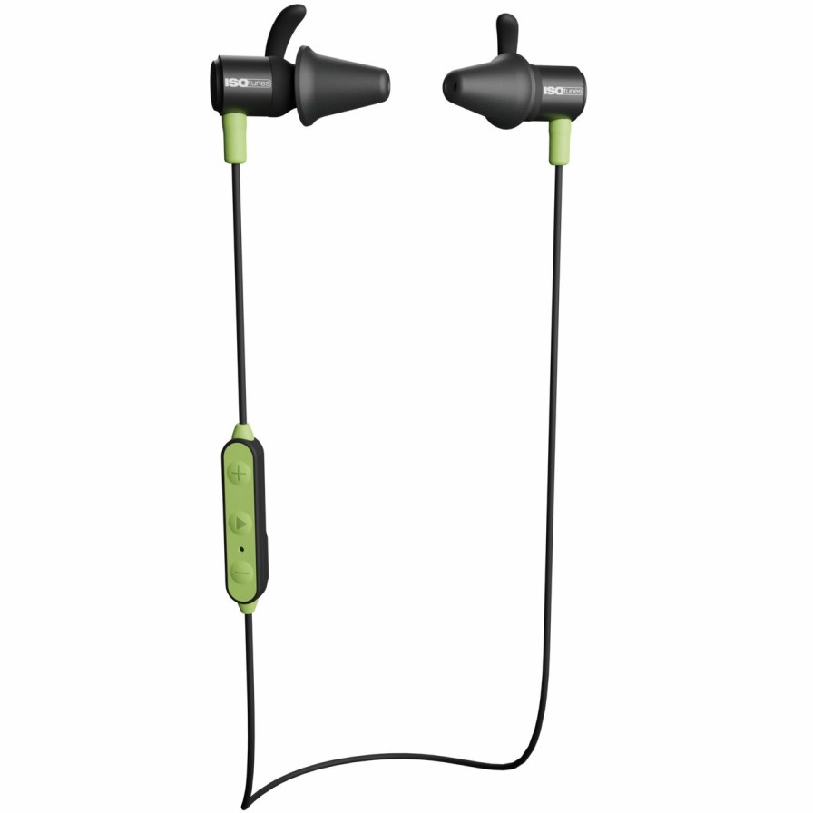 Tool Accessories * | Isotunes Iso-It20 Lite Bluetooth Earbuds Safety Green Online Discount