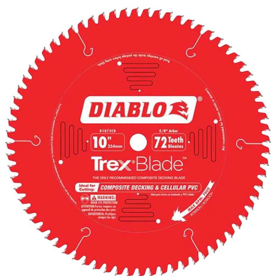 Tool Accessories * | Freud Fre-D1072Cdc 10 X 72T Trex Saw Blade New