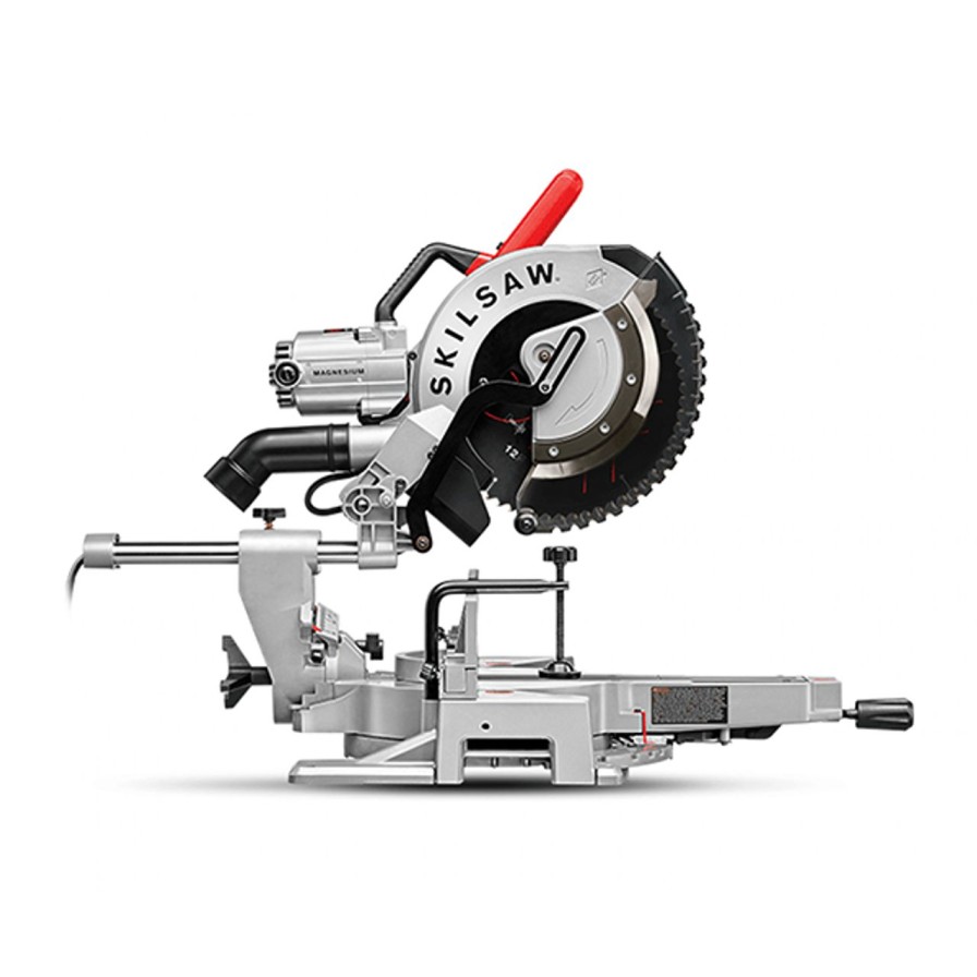 Power Tools * | Skilsaw Skil-Spt88-01 Worm Drive Dual Bevel 12 Sliding Miter Saw Cheap Online