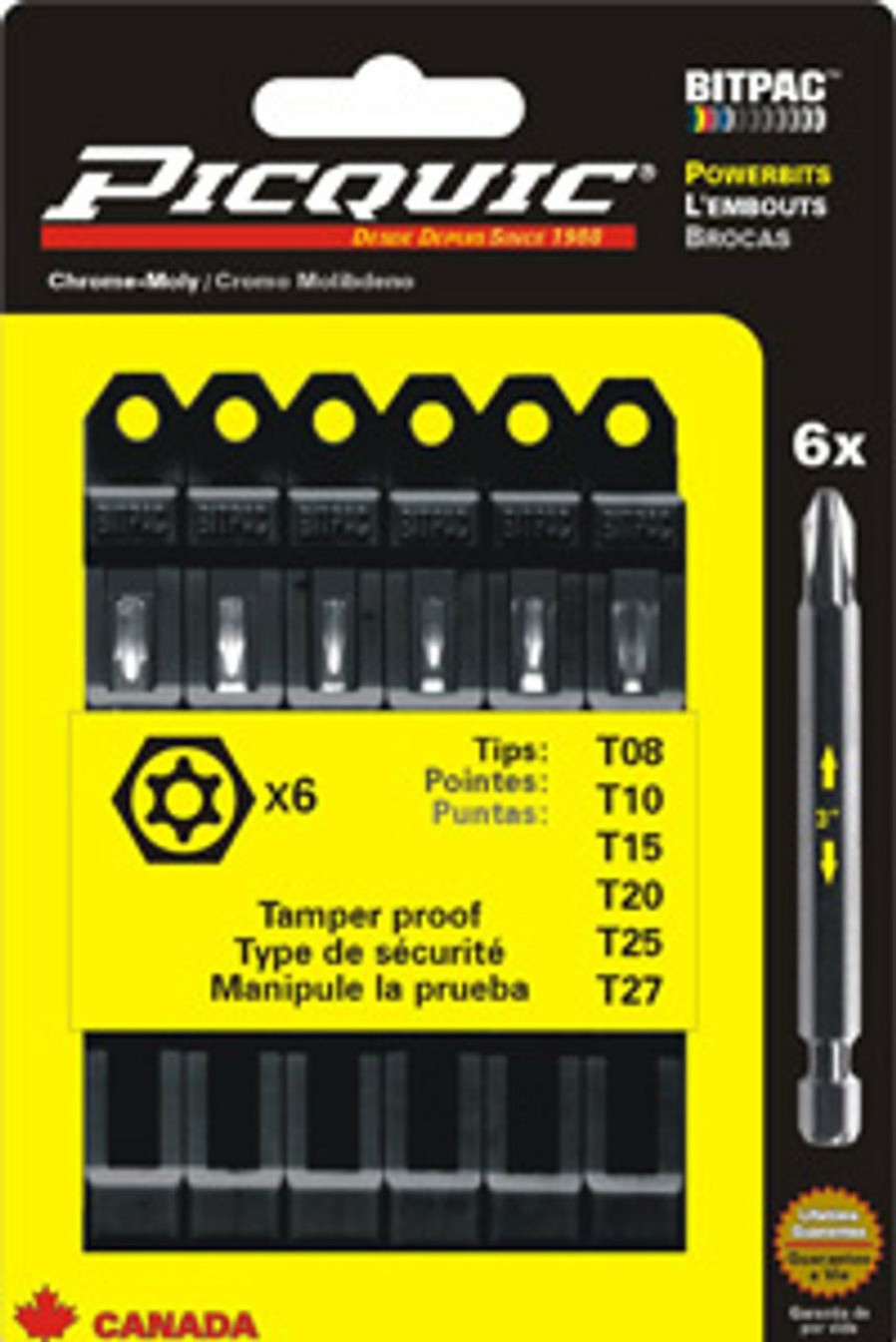 Hand Tools * | Picquic Piq-95004 Security Torx Multipack T8-27 Wholesale